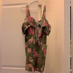 Mango linen summer dress
